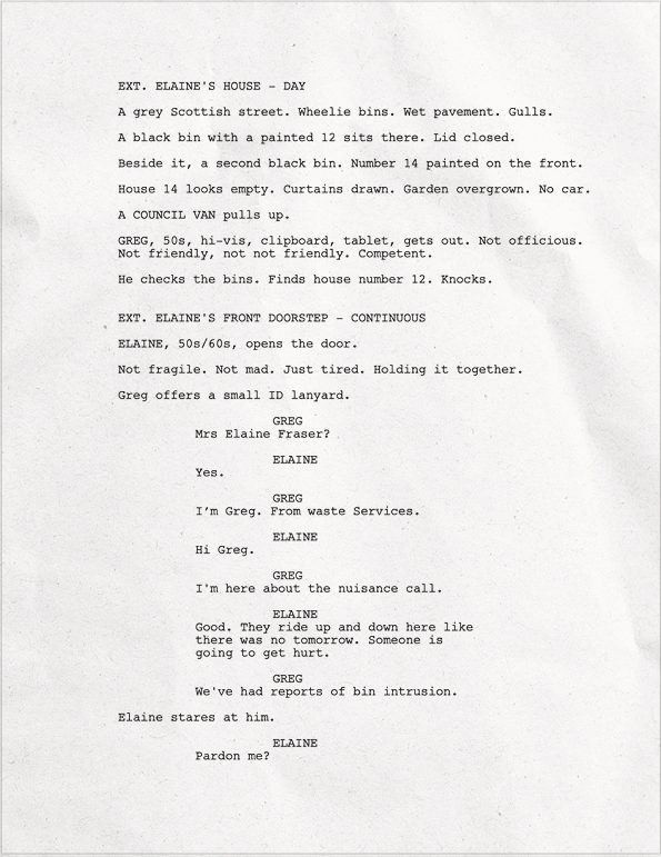 REFUSE — Screenplay page